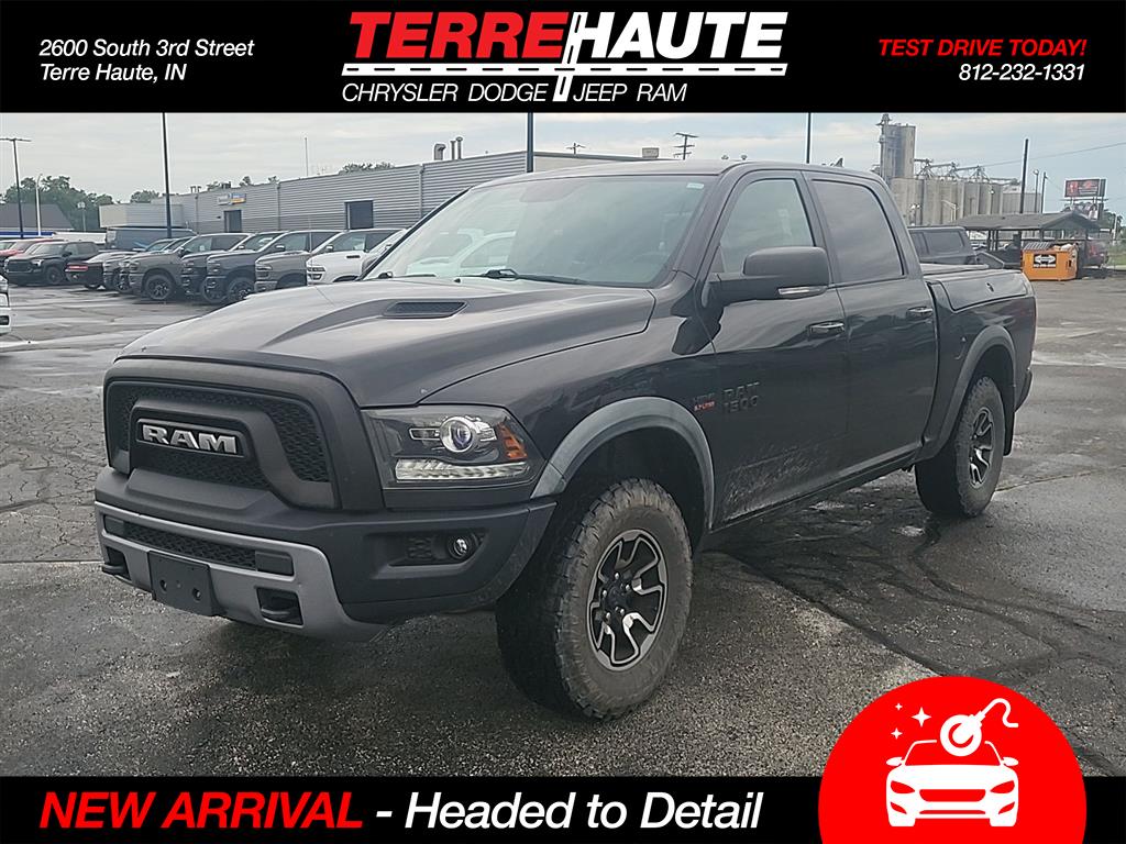 Black 2016 RAM 1500 Pickup Truck Four-Wheel Drive