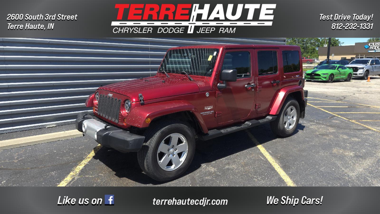 Deep Cherry Red 2011 Jeep Wrangler SUV / Crossover Four-Wheel Drive 6-Speed Manual