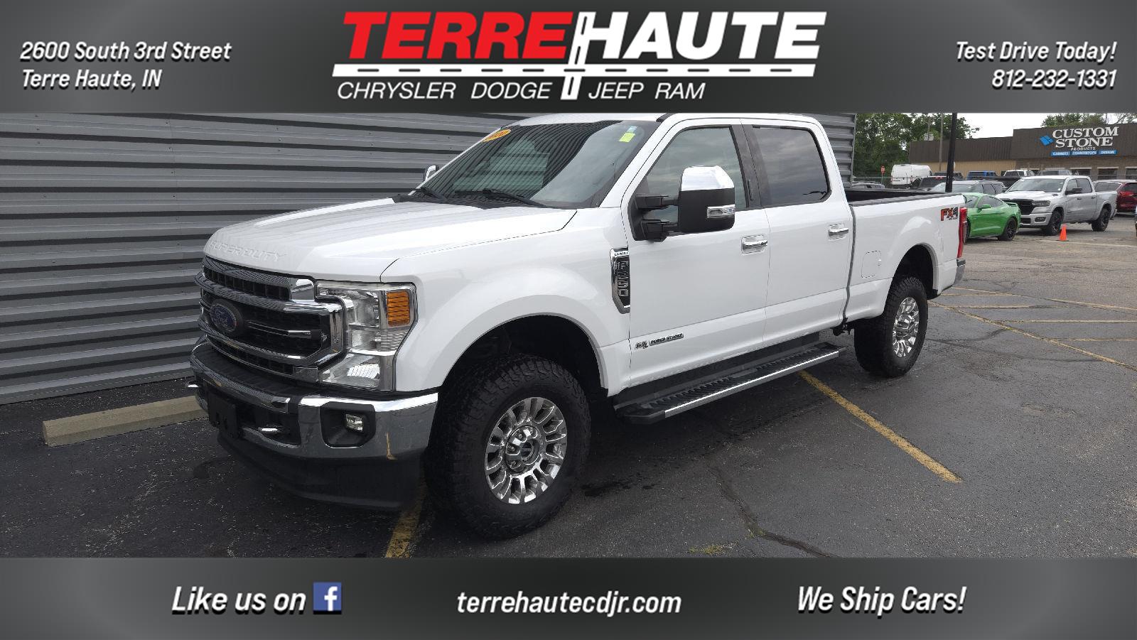 Oxford White 2020 Ford F-250 Super Duty Pickup Truck Four-Wheel Drive Automatic