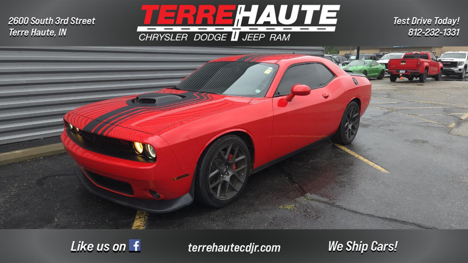 Torred Clearcoat 2018 Dodge Challenger Coupe Rear-Wheel Drive 8-Speed Automatic