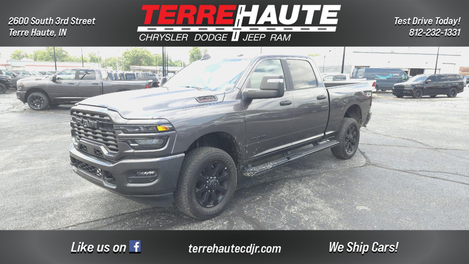 Ceramic Gray Clearcoat 2026 RAM 2500 Pickup Truck Four-Wheel Drive 8-Speed Automatic