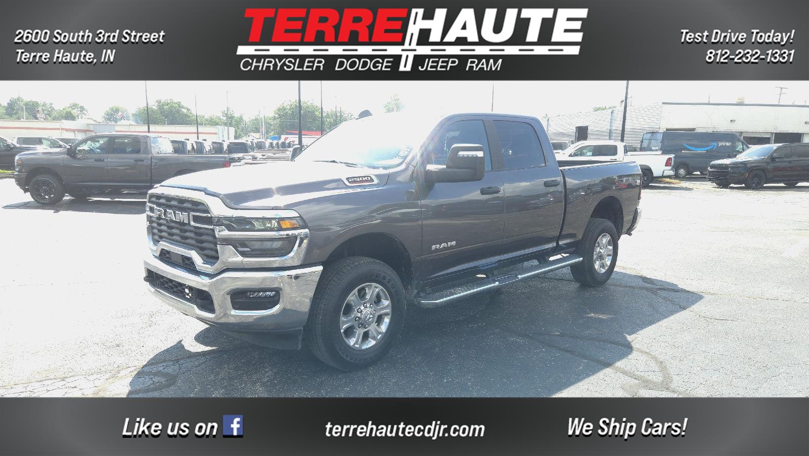 Ceramic Gray Clearcoat 2026 RAM 2500 Pickup Truck Four-Wheel Drive 8-Speed Automatic