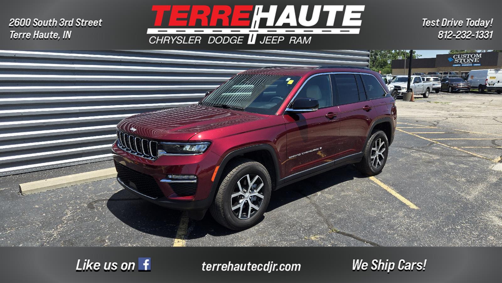 Velvet Red Pearlcoat 2025 Jeep Grand Cherokee SUV / Crossover 4X2 8-Speed Automatic