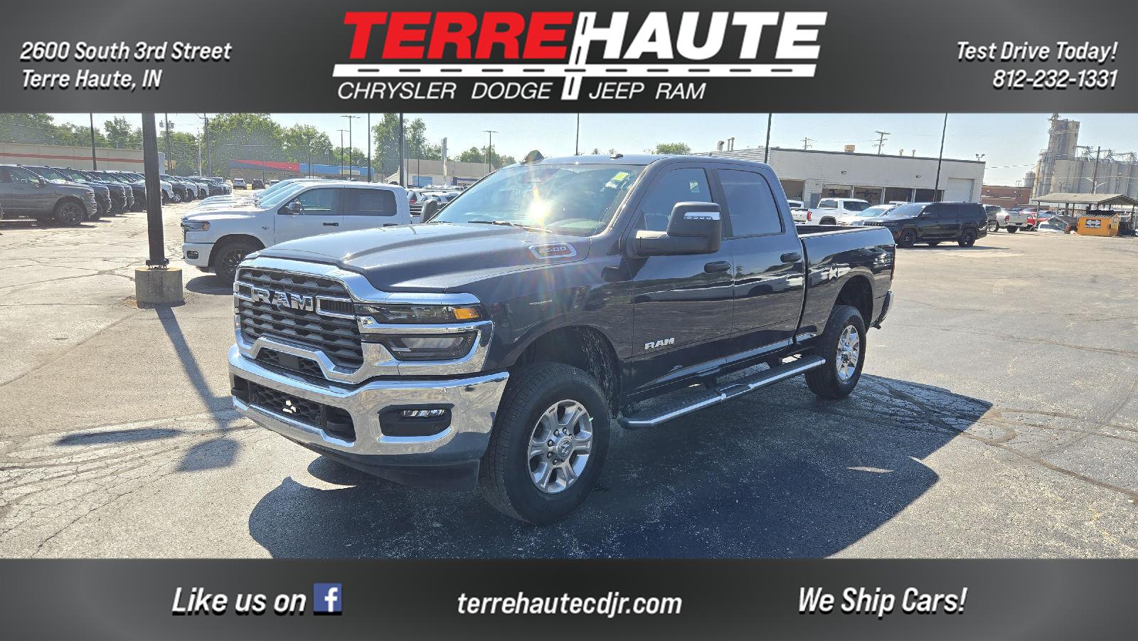 Forged Blue Metallic 2026 RAM 2500 Pickup Truck Four-Wheel Drive 8-Speed Automatic
