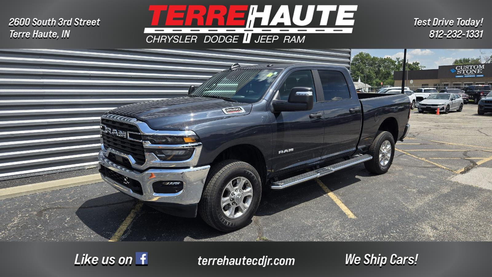 Forged Blue Metallic 2026 RAM 2500 Pickup Truck Four-Wheel Drive 8-Speed Automatic
