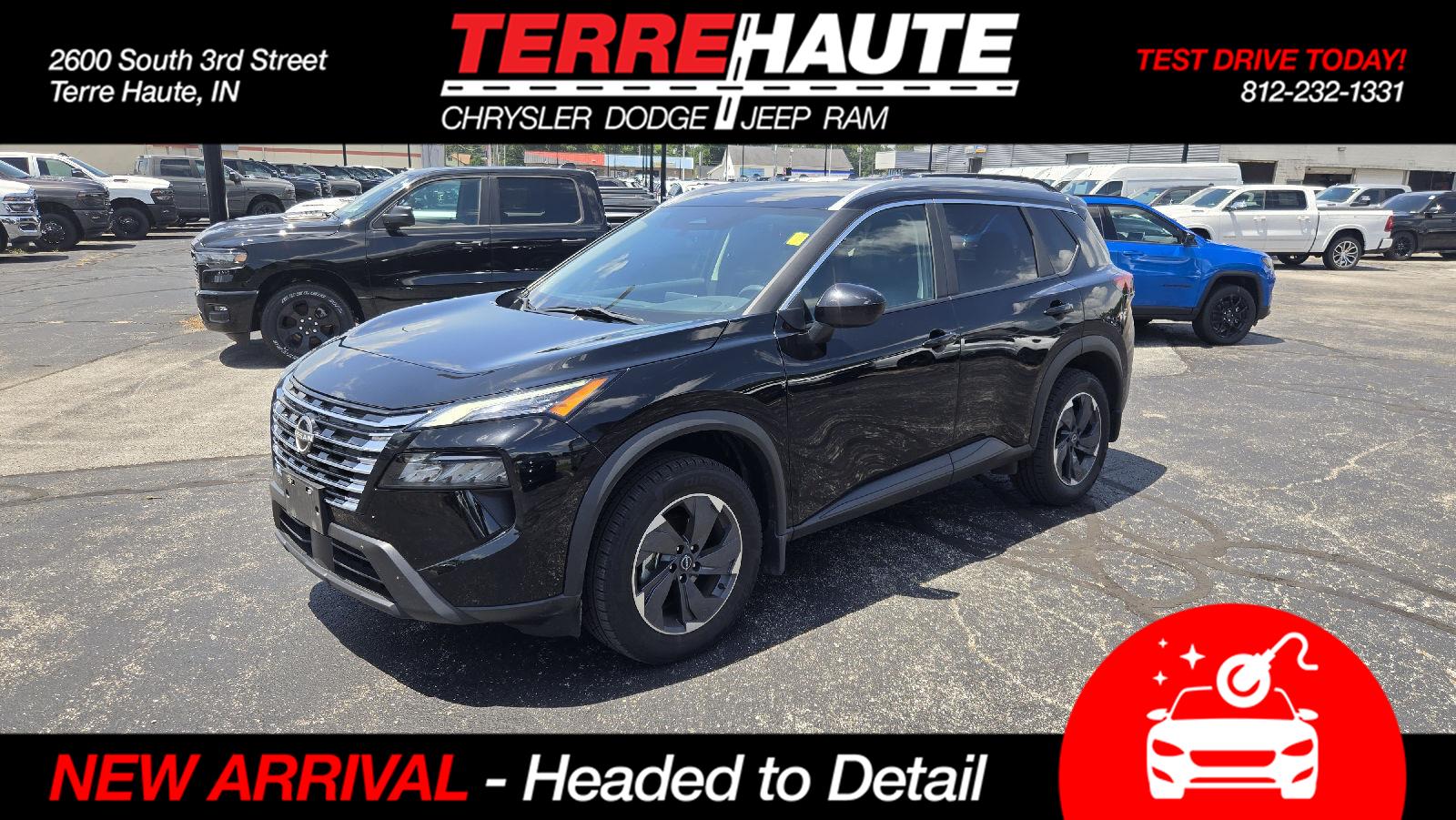 Super Black 2024 Nissan Rogue SUV / Crossover Front-Wheel Drive Continuously Variable Transmission
