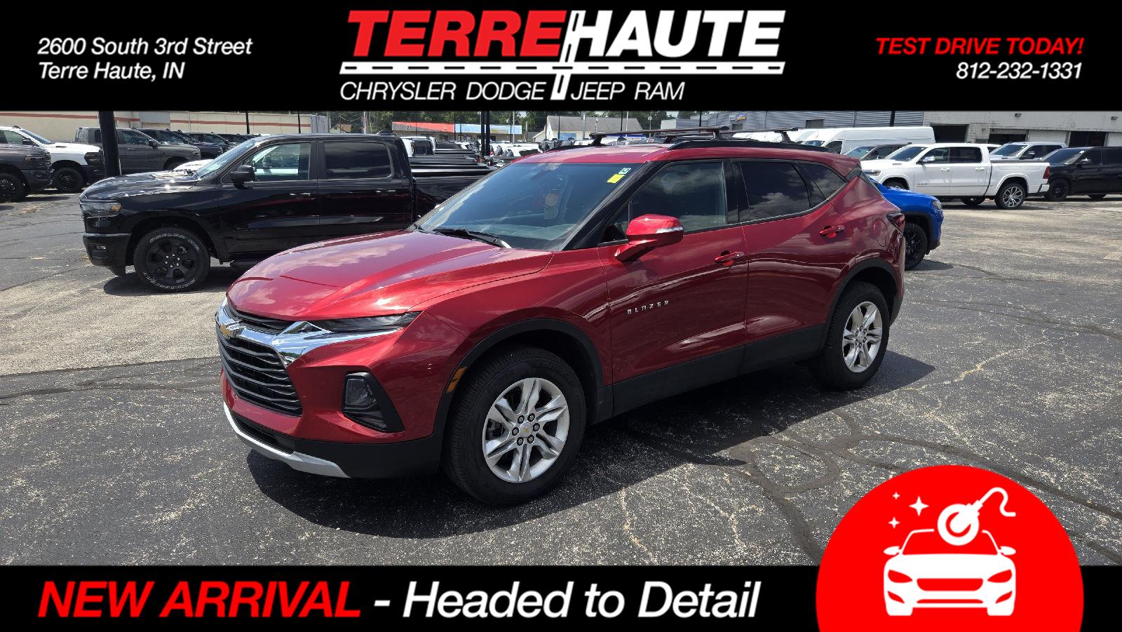 Cherry Red Tintcoat 2021 Chevrolet Blazer SUV / Crossover Front-Wheel Drive 9-Speed Automatic Overdrive