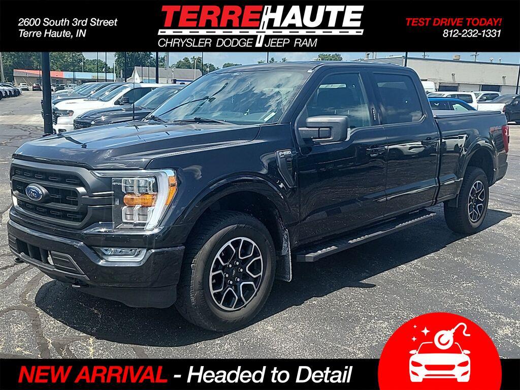 Agate Black 2021 Ford F-150 Pickup Truck Four-Wheel Drive Automatic