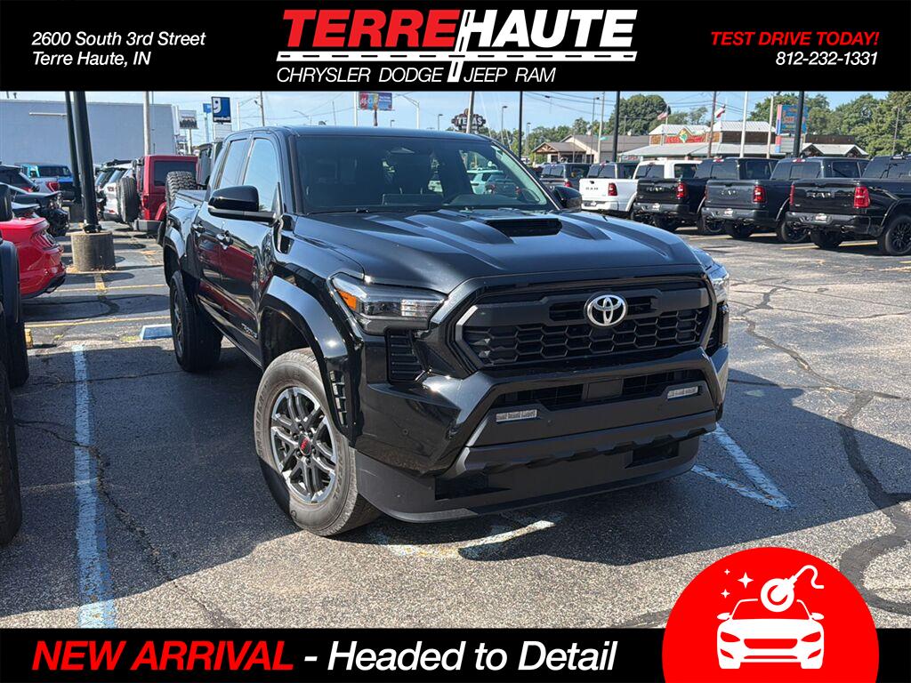 Black 2024 Toyota Tacoma Pickup Truck Four-Wheel Drive 8-Speed Automatic