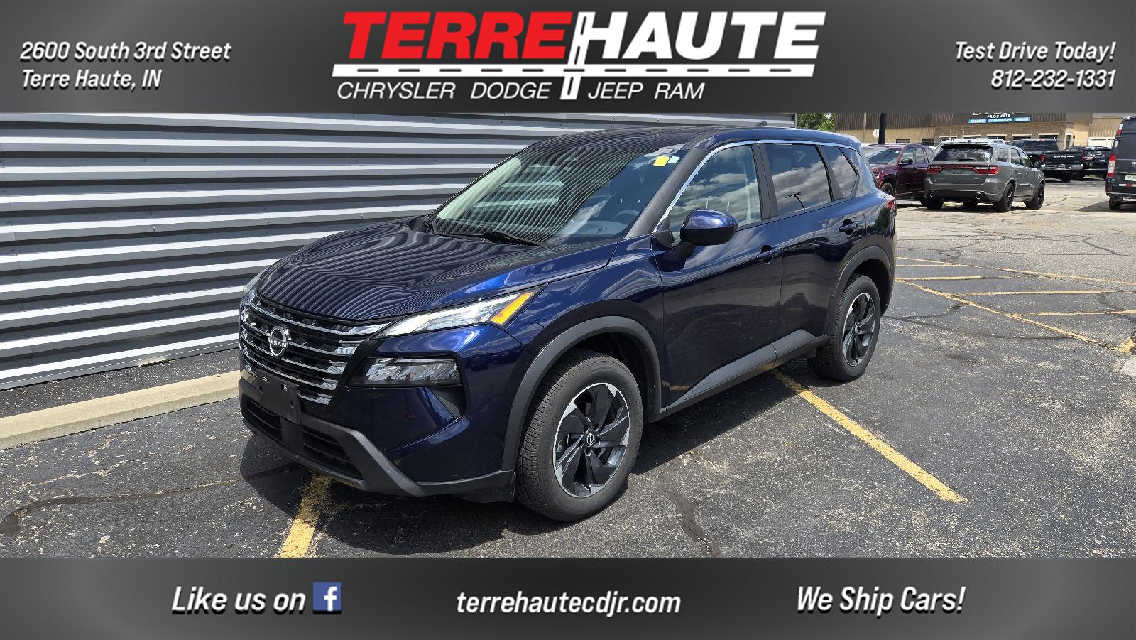 Deep Ocean Blue Pearl 2024 Nissan Rogue SUV / Crossover All-Wheel Drive Continuously Variable Transmission