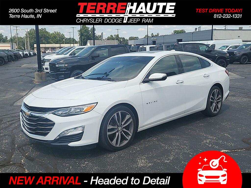 Summit White 2020 Chevrolet Malibu Sedan Front-Wheel Drive 9-Speed Automatic