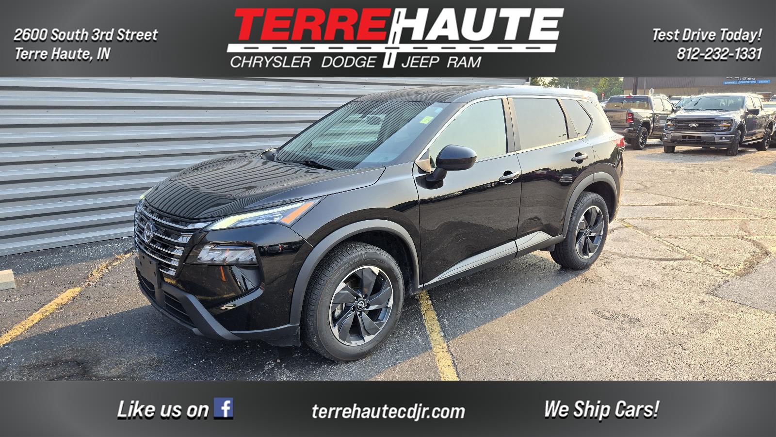 Super Black 2024 Nissan Rogue SUV / Crossover All-Wheel Drive Continuously Variable Transmission