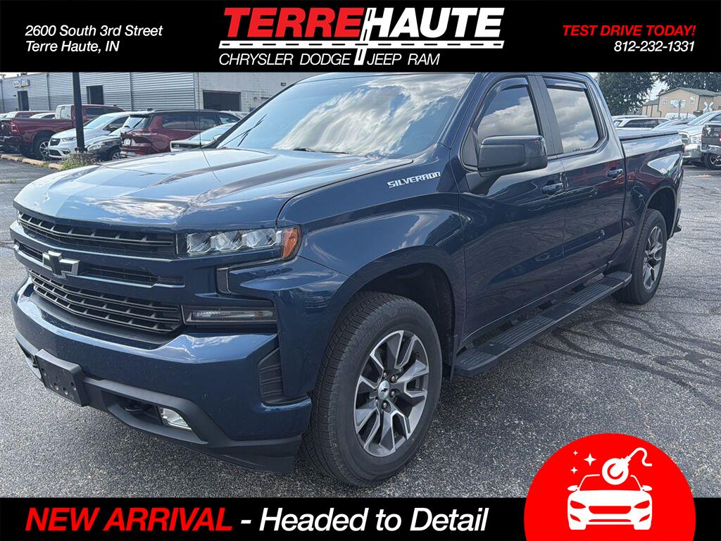 Northsky Blue Metallic 2020 Chevrolet Silverado 1500 Pickup Truck Four-Wheel Drive 8-Speed Automatic
