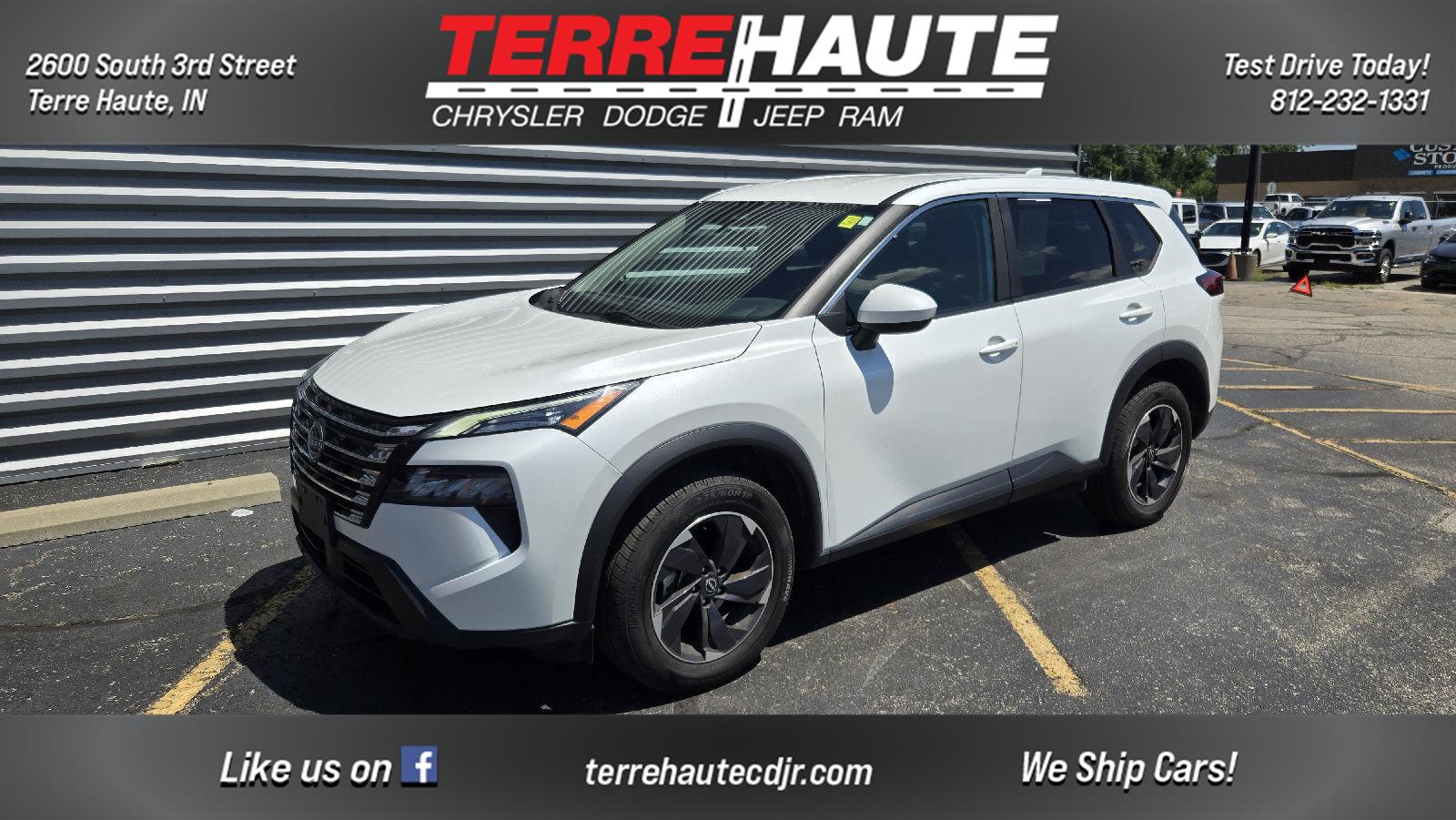 Everest White Pearl 2024 Nissan Rogue SUV / Crossover Front-Wheel Drive Continuously Variable Transmission