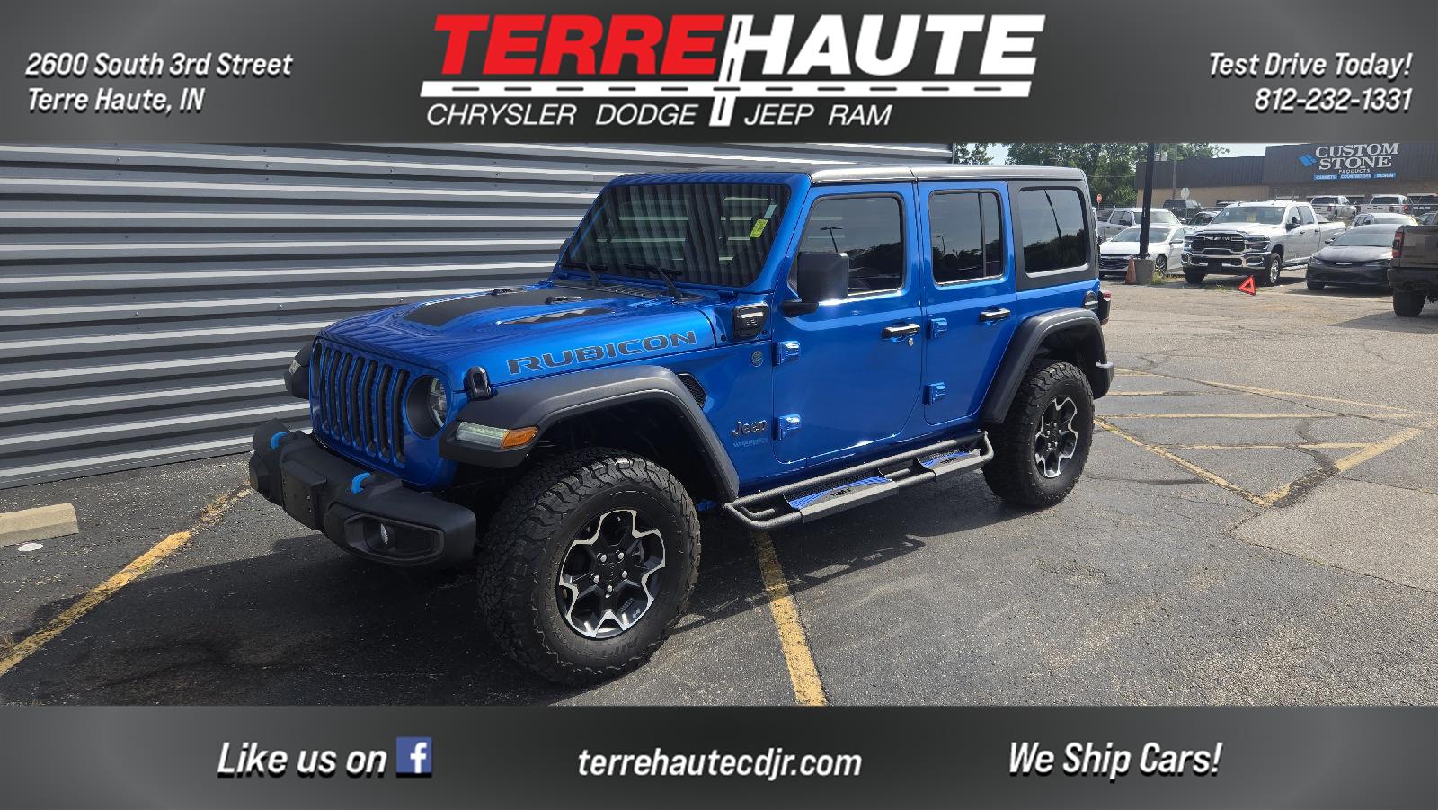  2021 Jeep Wrangler 4xe Rubicon 4WD   