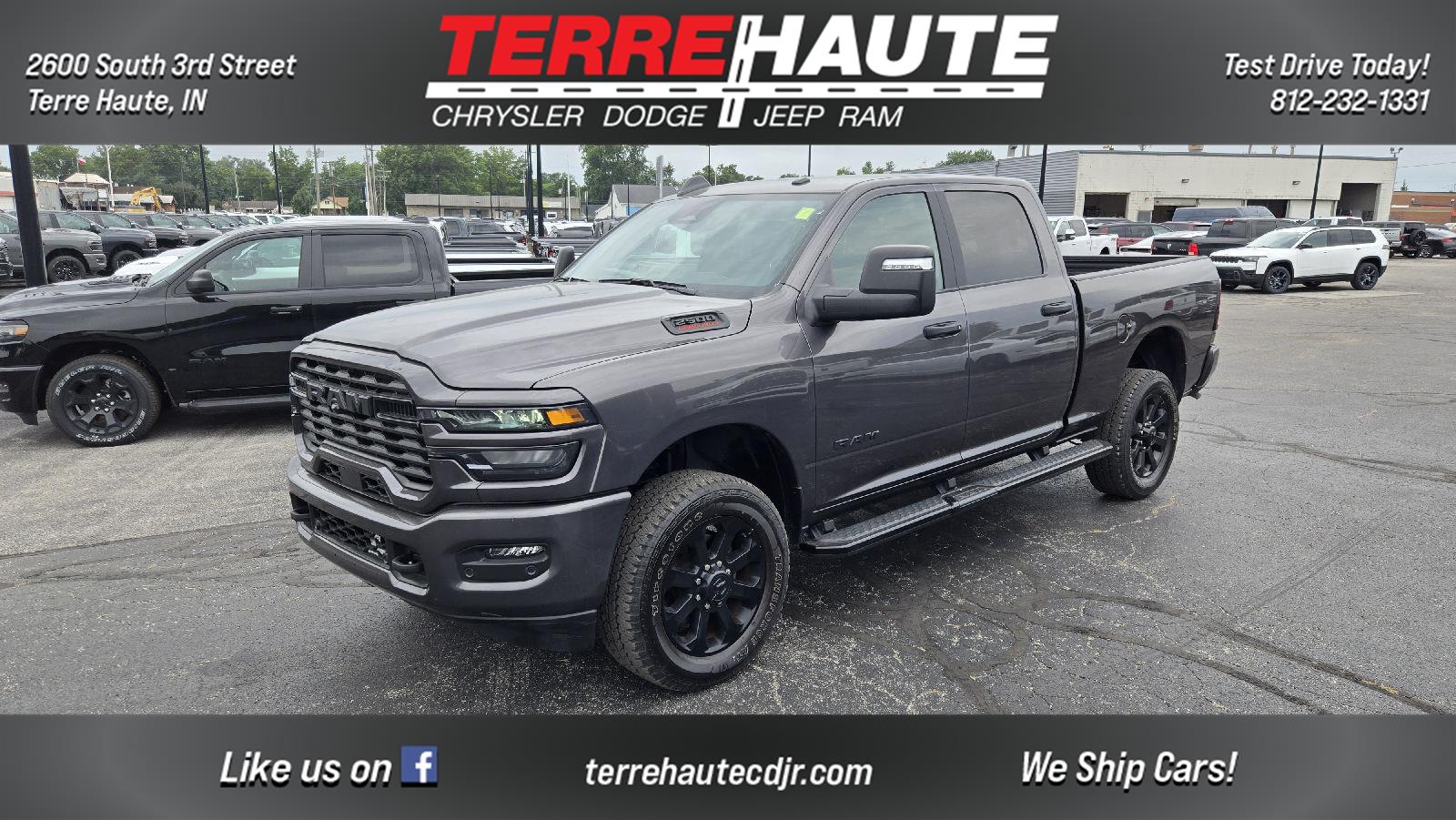 Ceramic Gray Clearcoat 2026 RAM 2500 Pickup Truck Four-Wheel Drive 8-Speed Automatic