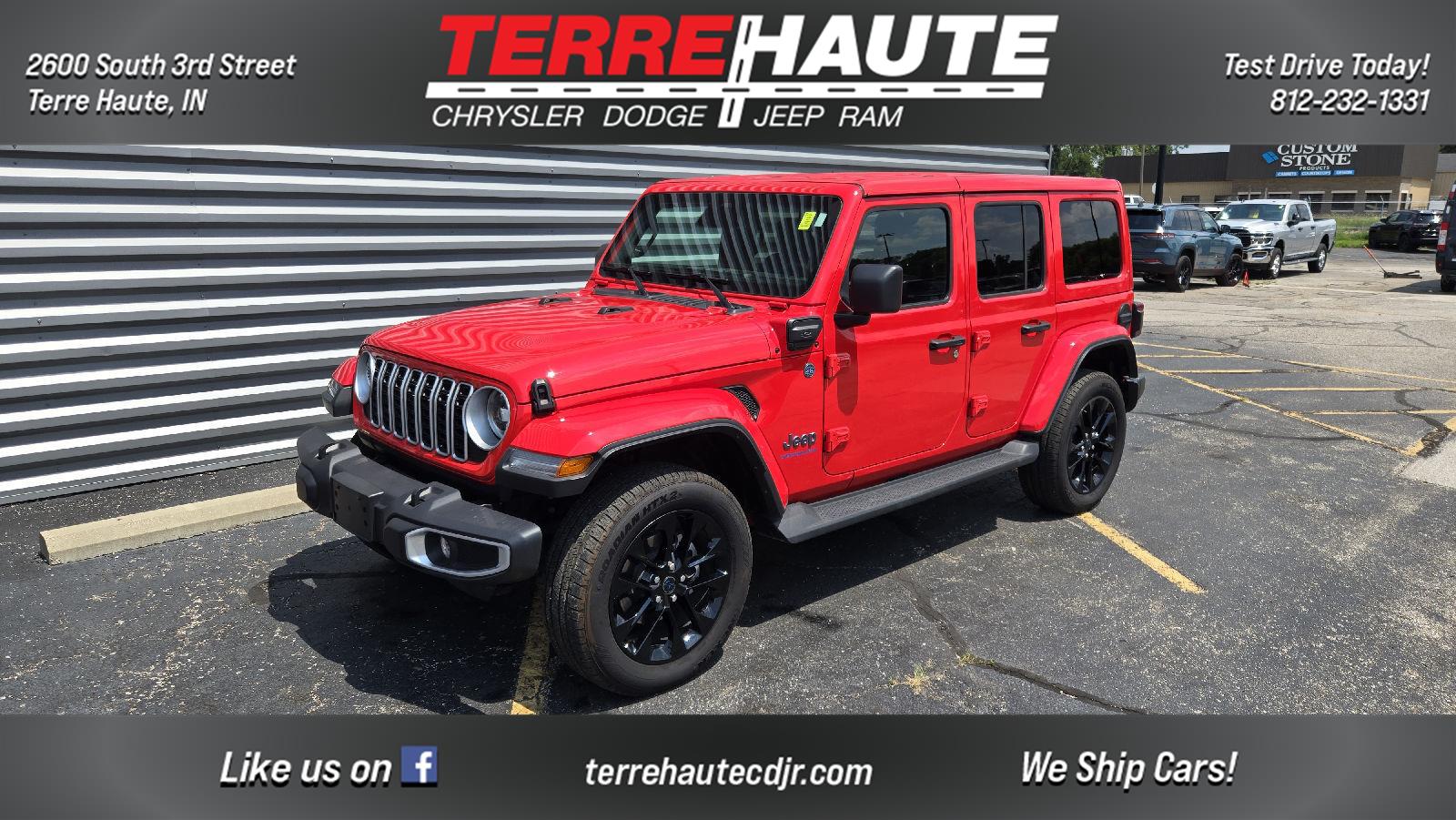  2025 Jeep Wrangler 4xe Sahara 4WD   
