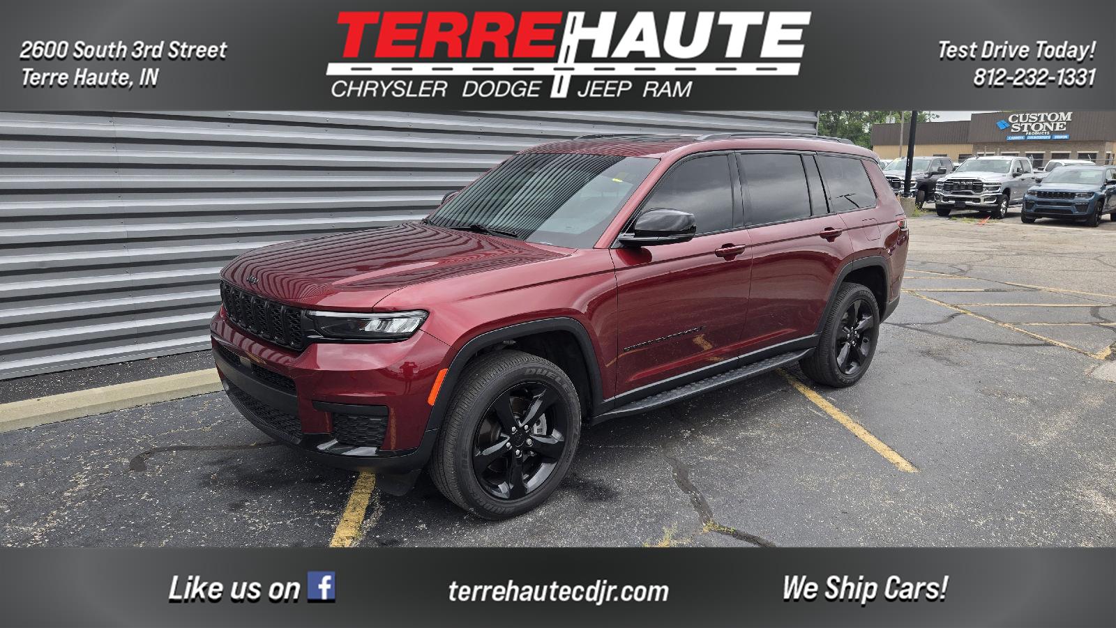 Velvet Red Pearlcoat 2023 Jeep Grand Cherokee L SUV / Crossover Four-Wheel Drive 8-Speed Automatic