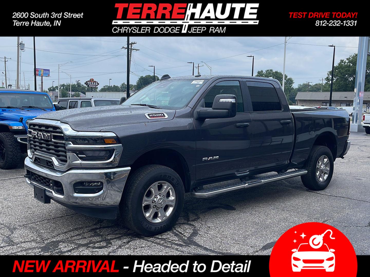Ceramic Gray Clearcoat 2026 RAM 2500 Pickup Truck Four-Wheel Drive 8-Speed Automatic