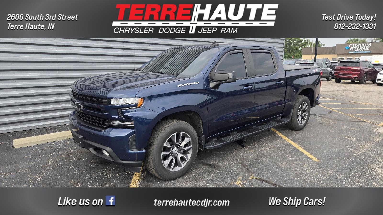 Northsky Blue Metallic 2020 Chevrolet Silverado 1500 Pickup Truck Four-Wheel Drive 8-Speed Automatic