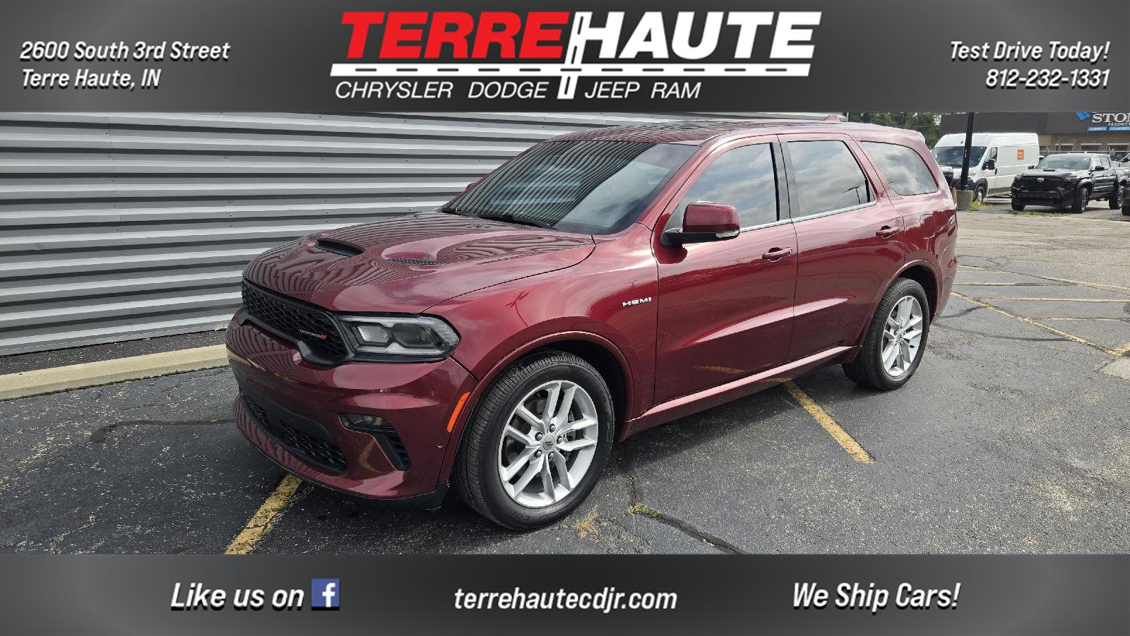 Octane Red Pearlcoat 2022 Dodge Durango SUV / Crossover All-Wheel Drive 8-Speed Automatic
