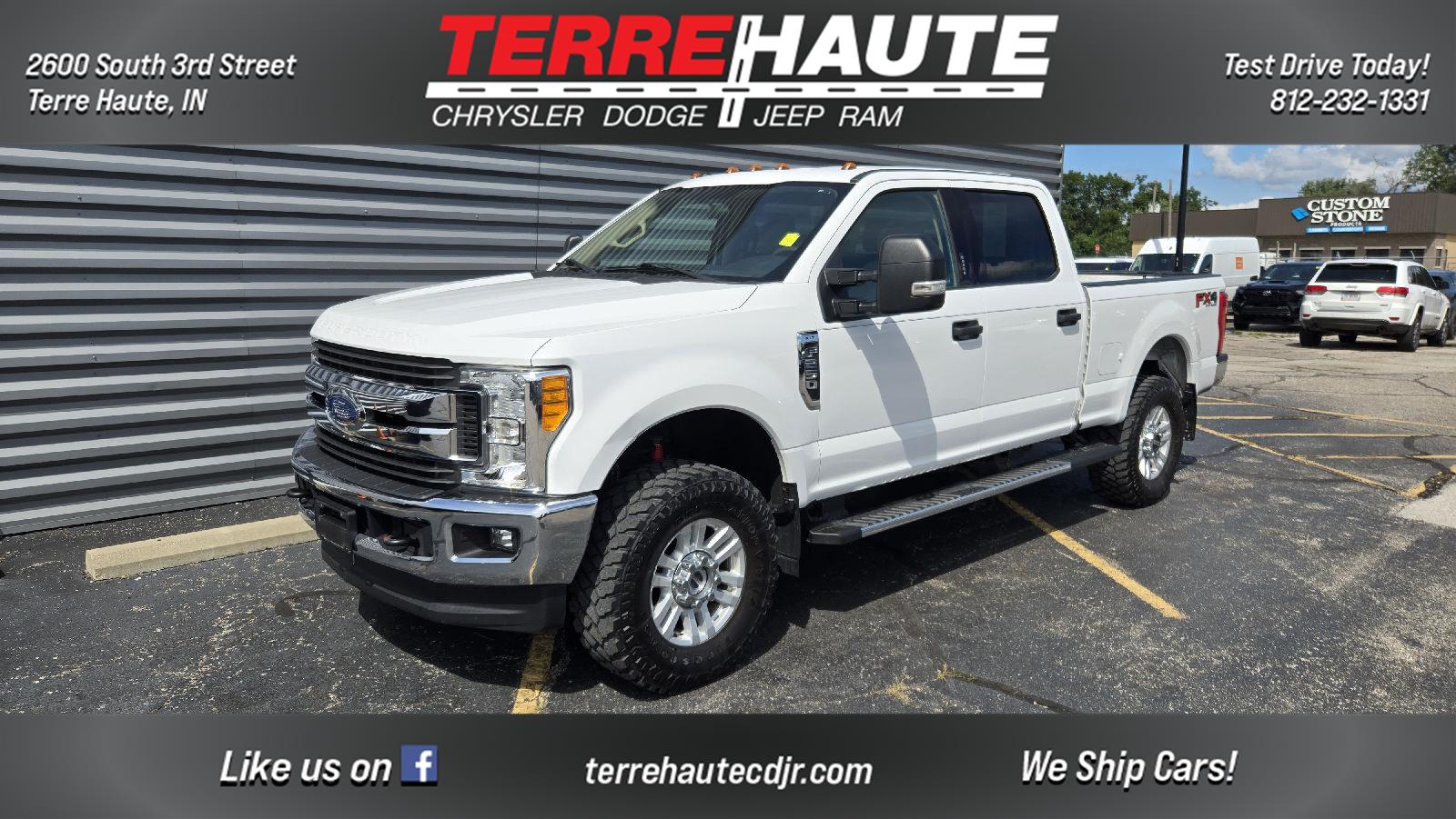 Oxford White 2017 Ford F-250 Super Duty Pickup Truck Four-Wheel Drive 6-Speed Automatic