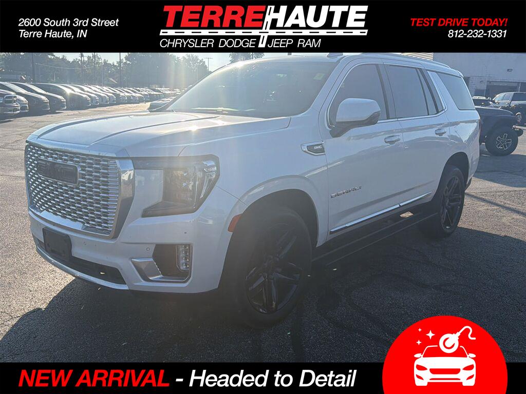 White Frost Tricoat 2022 GMC Yukon SUV / Crossover Four-Wheel Drive Automatic