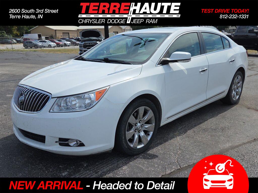 Summit White 2013 Buick LaCrosse Sedan Front-Wheel Drive 6-Speed Automatic Overdrive
