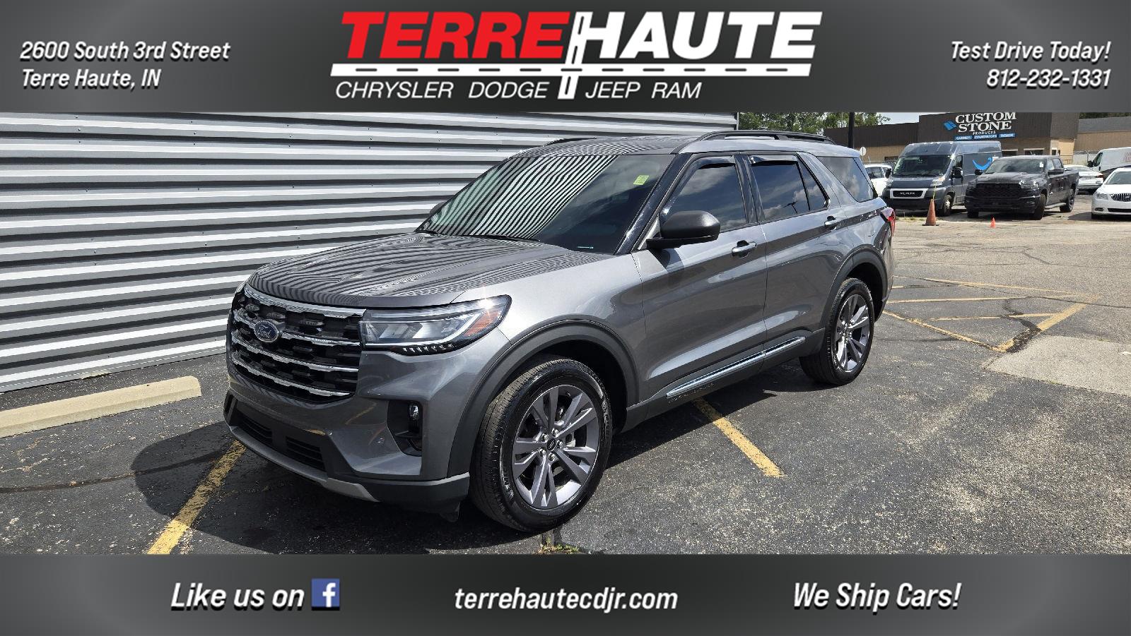 Carbonized Gray 2025 Ford Explorer SUV / Crossover All-Wheel Drive Automatic