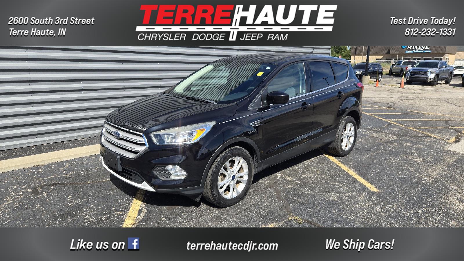Agate Black 2019 Ford Escape SUV / Crossover Front-Wheel Drive 6-Speed Automatic