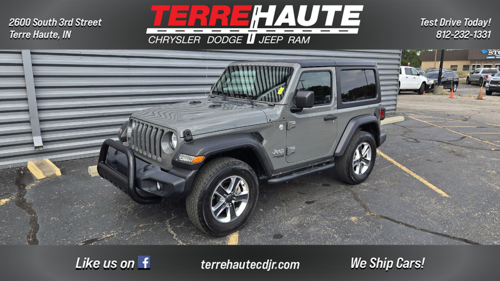 Sting-Gray Clearcoat 2021 Jeep Wrangler SUV / Crossover Four-Wheel Drive 8-Speed Automatic
