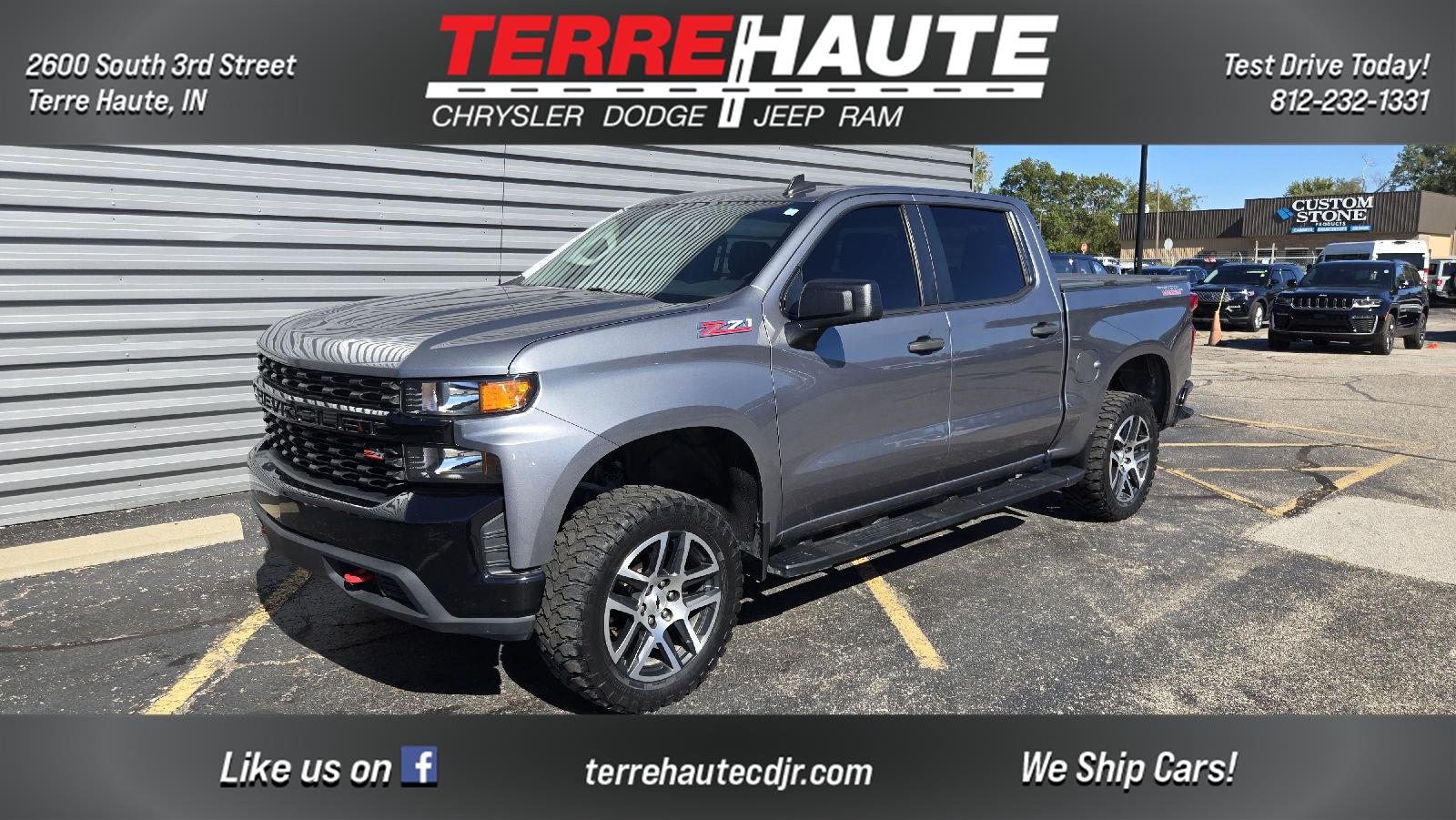 Black 2020 Chevrolet Silverado 1500 Pickup Truck Four-Wheel Drive 6-Speed Automatic
