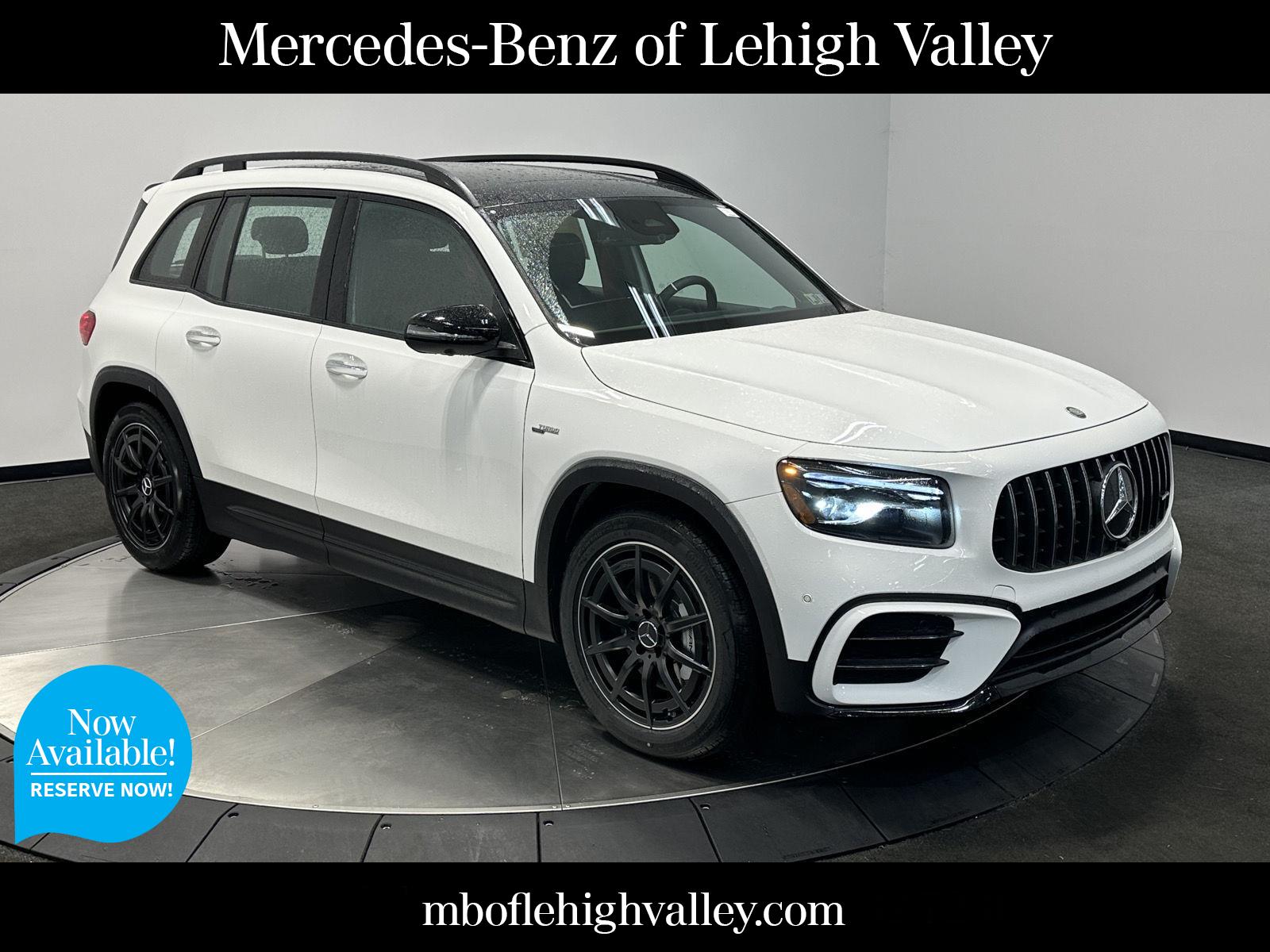 Polar White 2025 Mercedes-Benz GLB AMG 35 4MATIC SUV / Crossover All-Wheel Drive Automatic