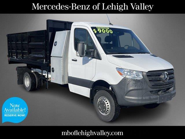 ARCTIC WHITE 2024 Mercedes-Benz Sprinter Cab Chassis Van All-Wheel Drive Automatic