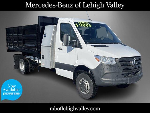 ARCTIC WHITE 2024 Mercedes-Benz Sprinter Cab Chassis Van All-Wheel Drive Automatic