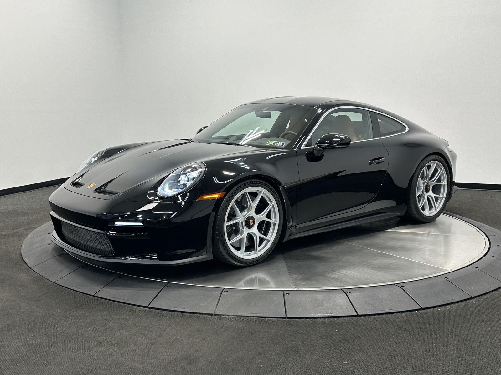 Black 2024 Porsche 911 S/T Coupe RWD Coupe Rear-Wheel Drive Manual