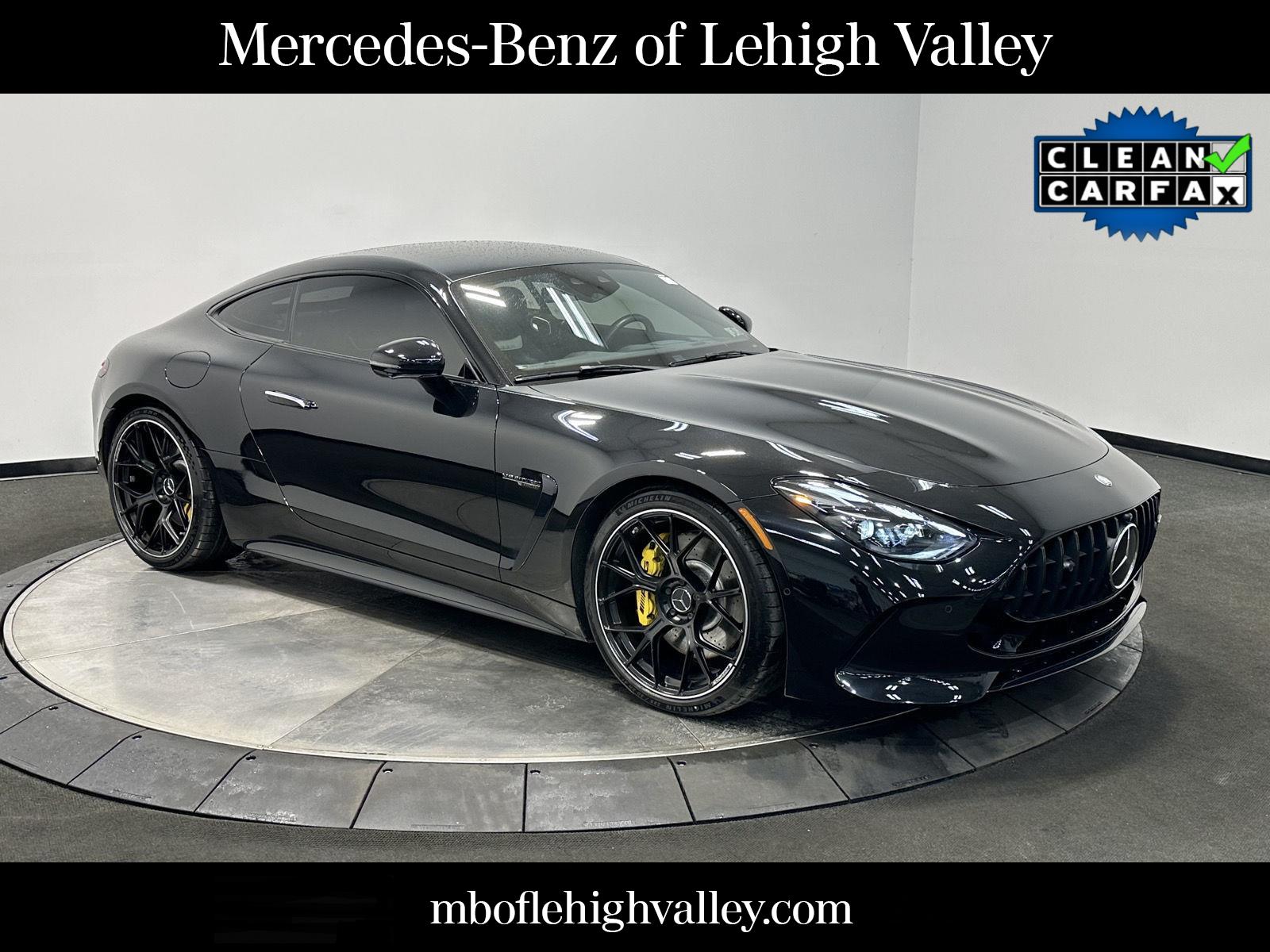 Obsidian Black Metallic 2025 Mercedes-Benz AMG GT 63 4MATIC Coupe All-Wheel Drive Automatic