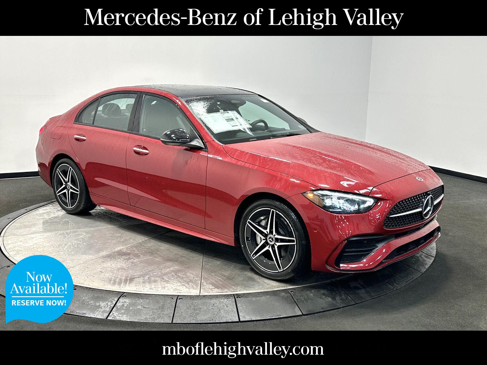 MANUFAKTUR Patagonia Red Metallic 2026 Mercedes-Benz C-Class Sedan All-Wheel Drive Automatic