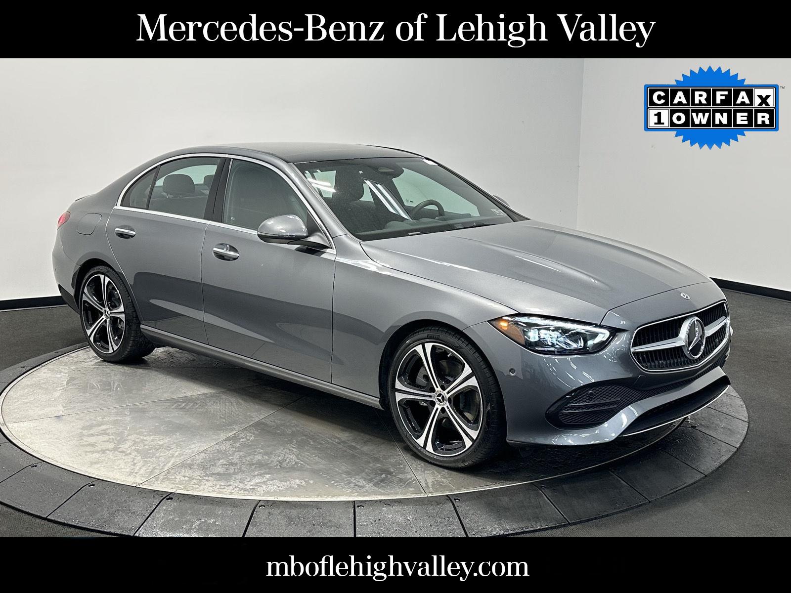 Gray (Selenite Grey Metallic) 2026 Mercedes-Benz C-Class C 300 4MATIC Sedan All-Wheel Drive Automatic