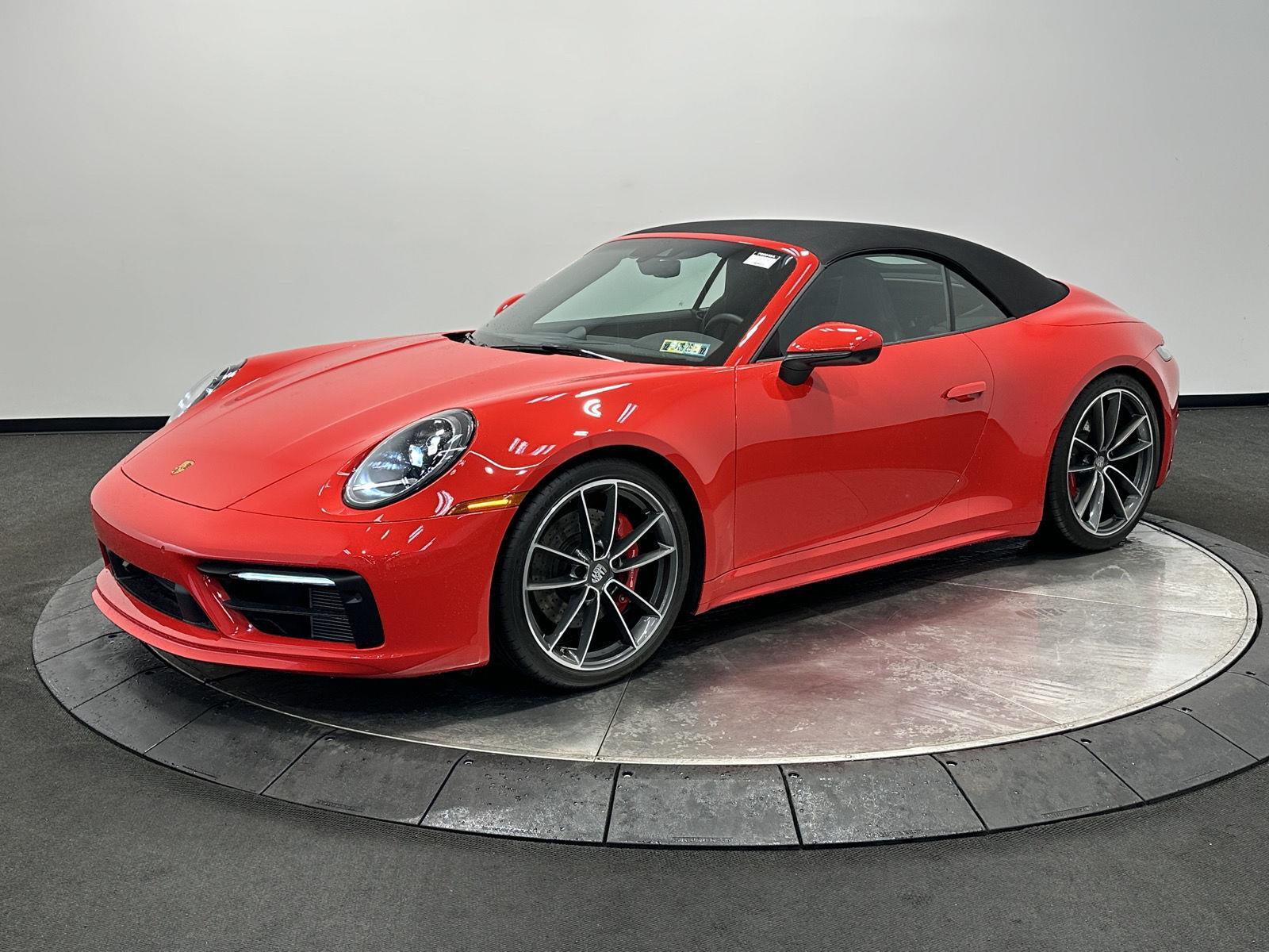Guards Red 2023 Porsche 911 Carrera 4S Cabriolet AWD Convertible All-Wheel Drive 8-Speed Automatic