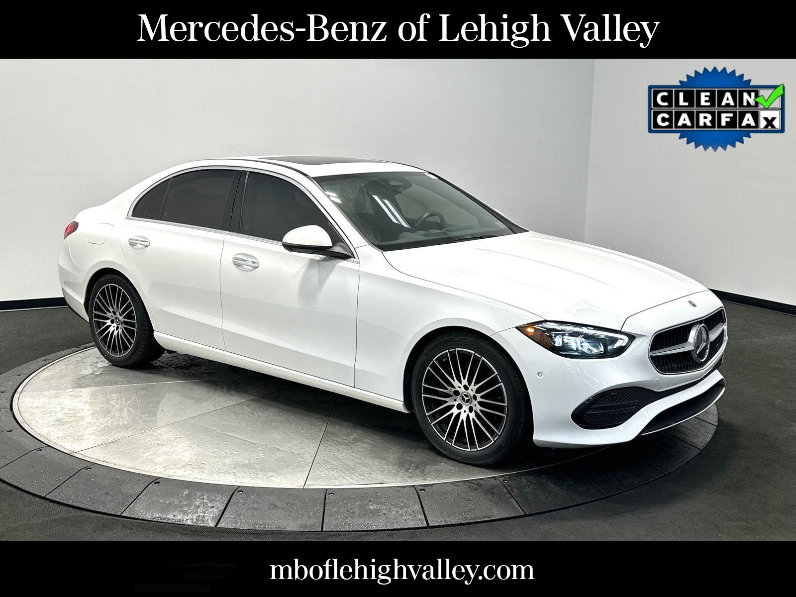 Polar White 2022 Mercedes-Benz C-Class C 300 Sedan 4MATIC Sedan All-Wheel Drive Automatic