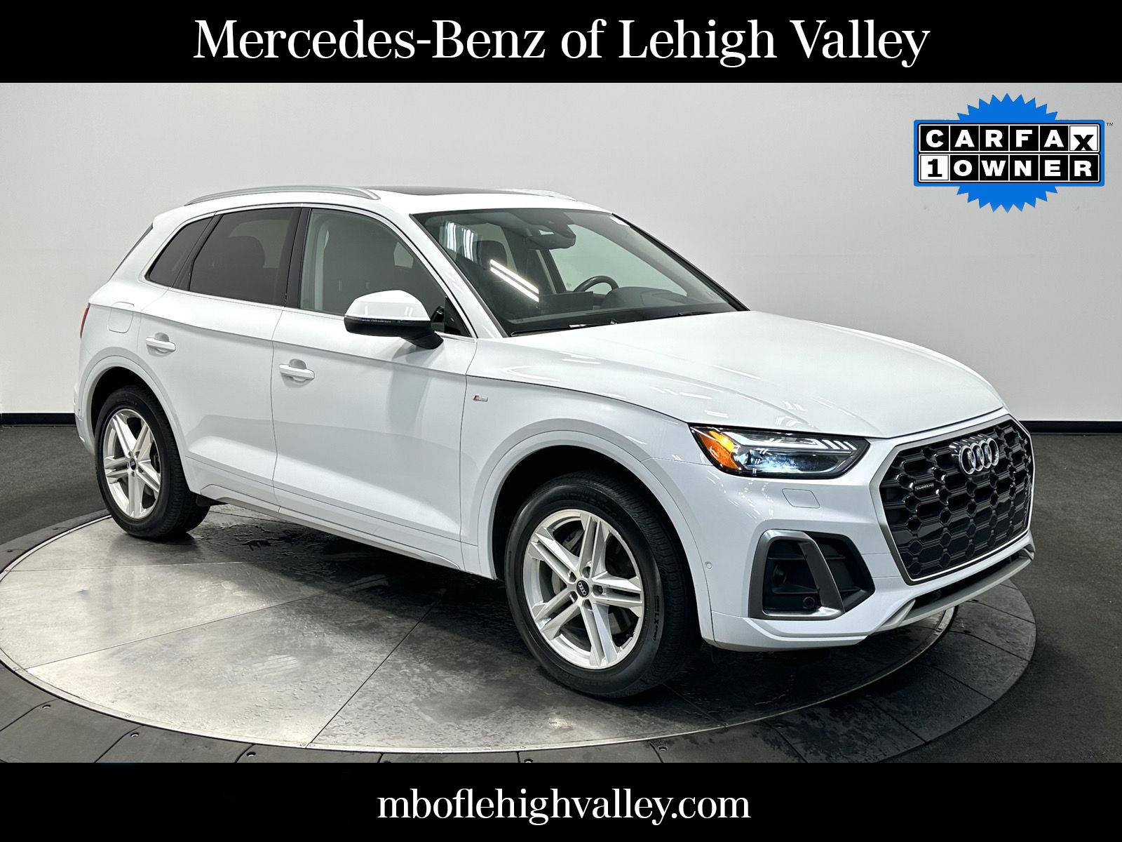 Glacier White Metallic 2021 Audi Q5 Hybrid Plug-in e quattro Prestige 55 TFSI AWD SUV / Crossover All-Wheel Drive Automatic