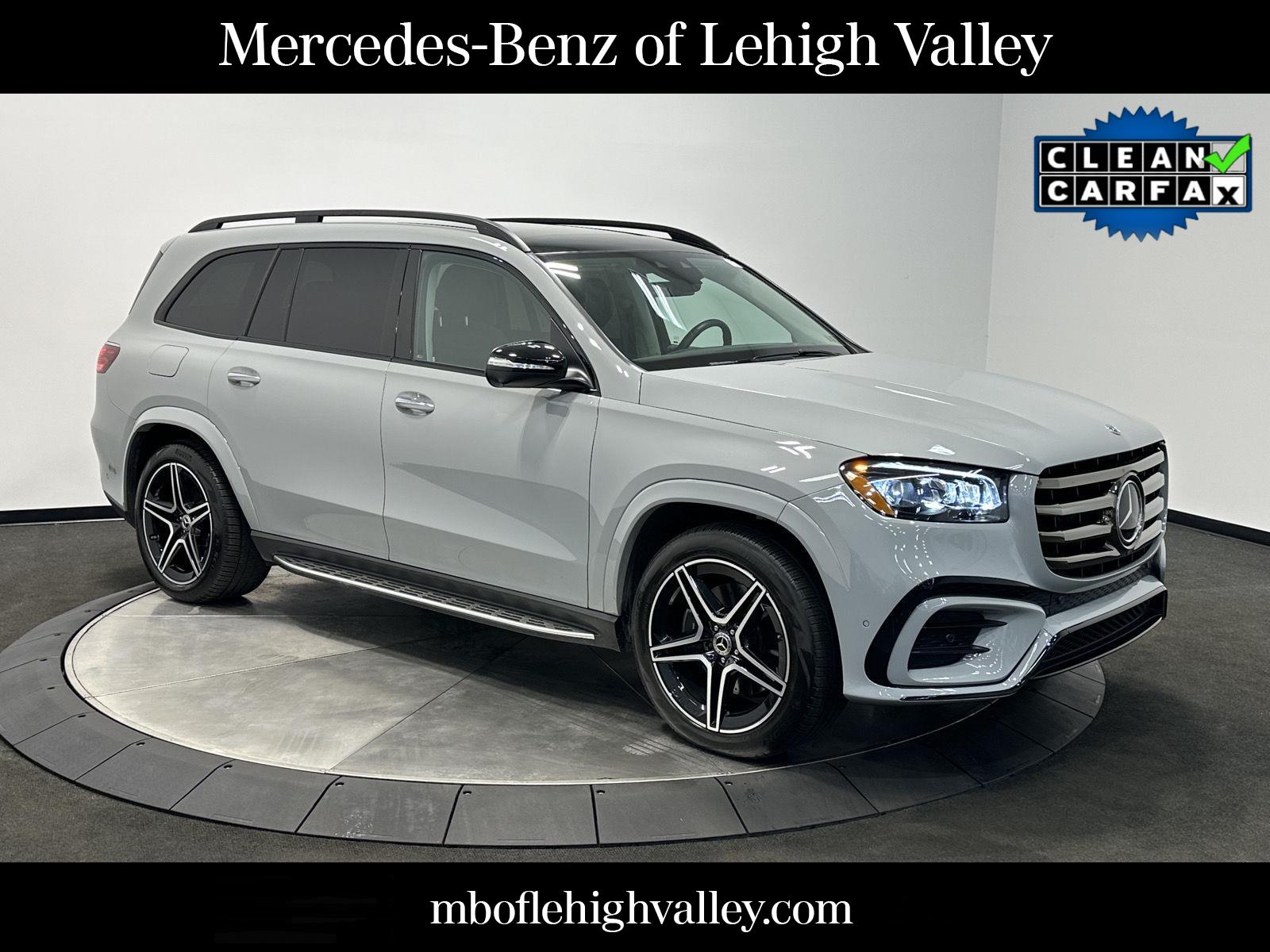Gray (MANUFAKTUR Alpine Grey) 2024 Mercedes-Benz GLS 450 4MATIC SUV / Crossover All-Wheel Drive Automatic