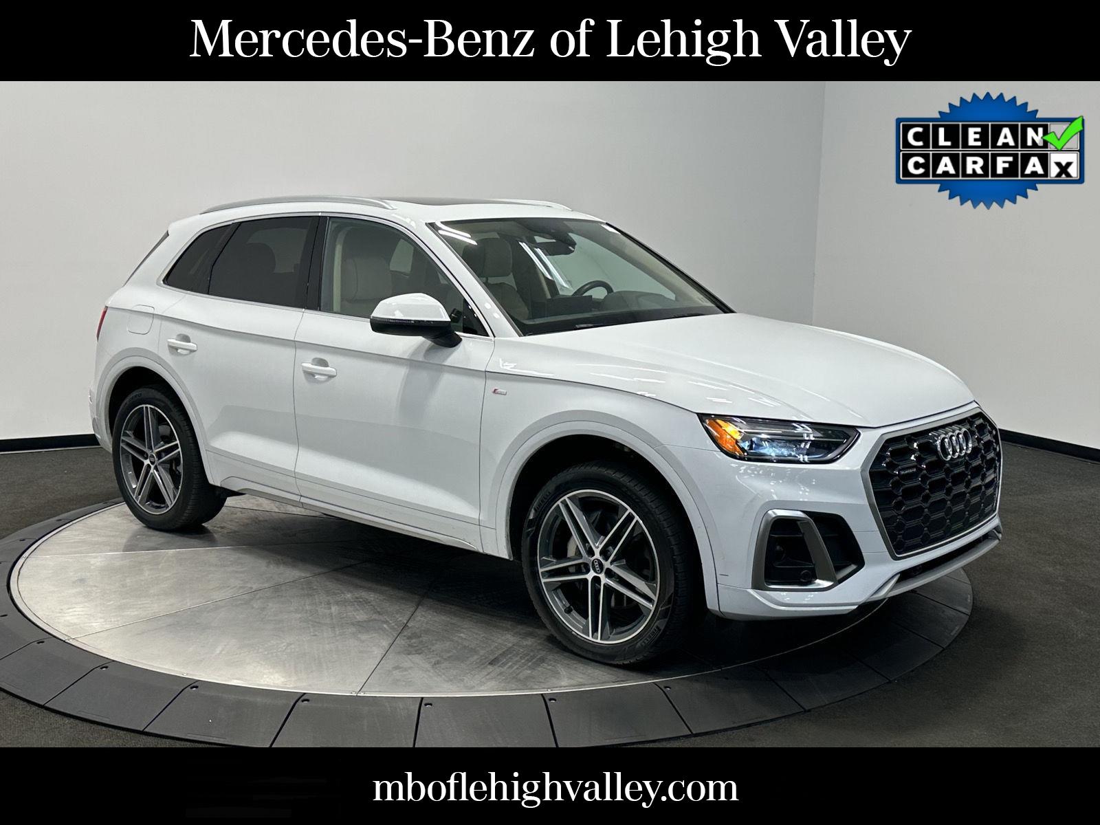 Glacier White Metallic 2021 Audi Q5 Hybrid Plug-in e quattro Premium Plus 55 TFSI AWD SUV / Crossover All-Wheel Drive Automatic