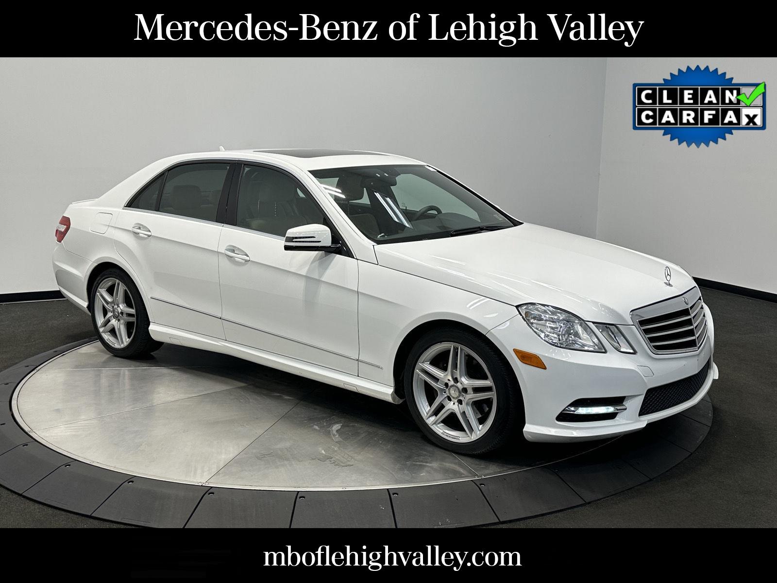 Polar White 2013 Mercedes-Benz E-Class E 350 Luxury 4MATIC Sedan All-Wheel Drive Automatic