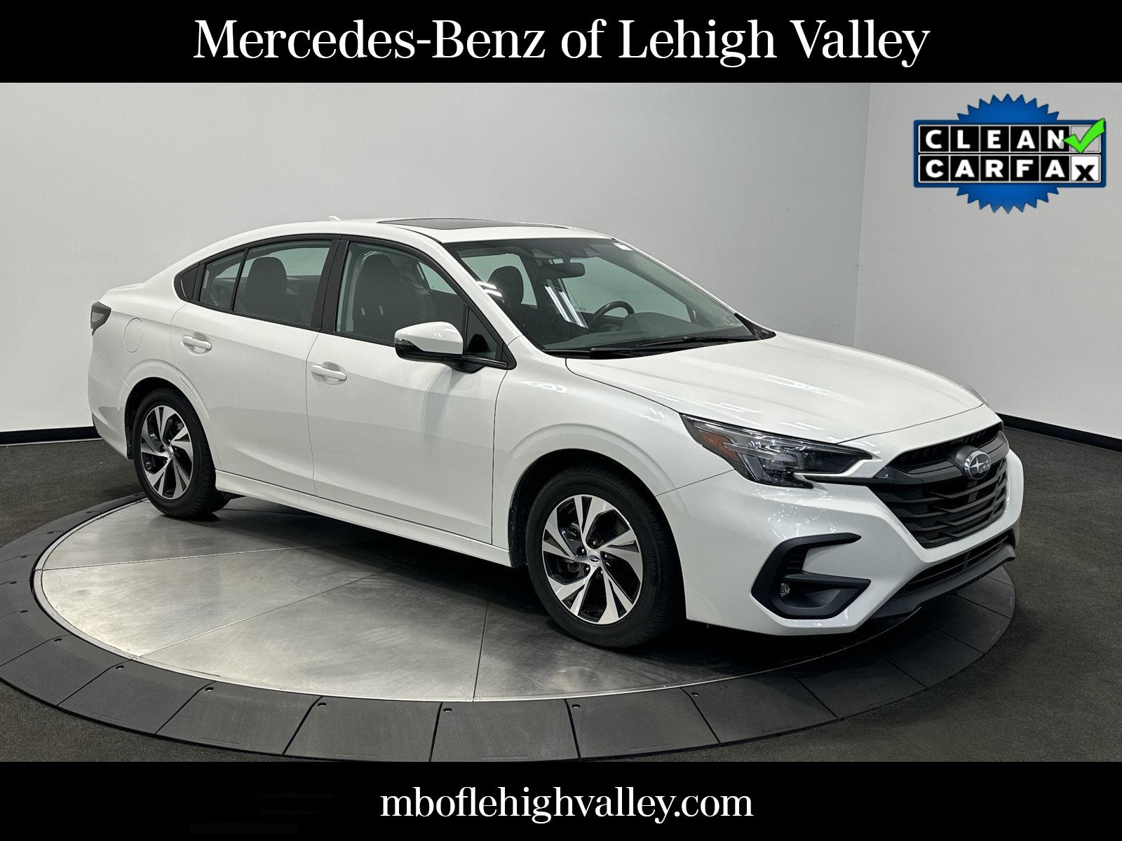 Crystal White Pearl 2023 Subaru Legacy Premium AWD Sedan All-Wheel Drive Continuously Variable Transmission