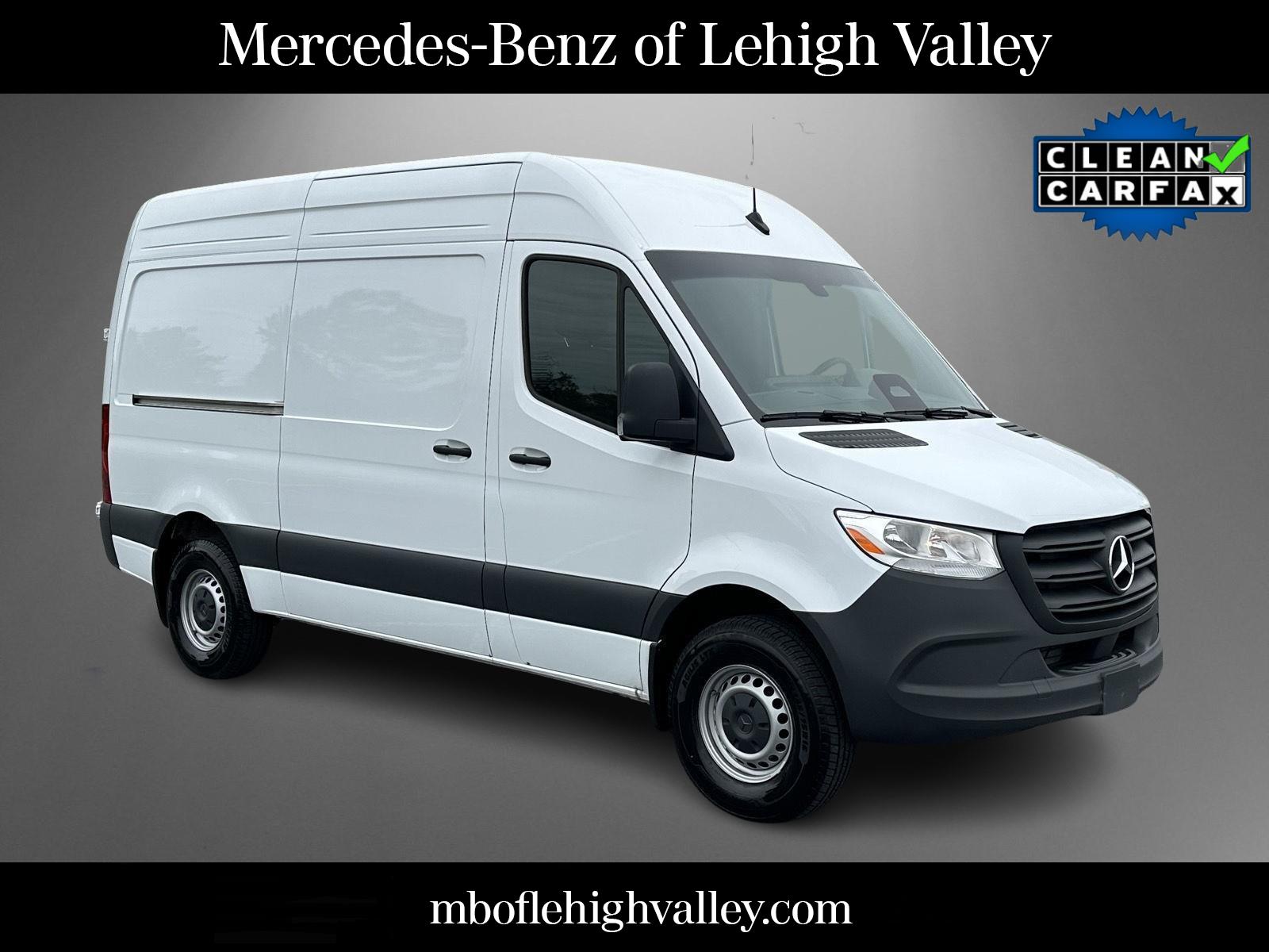 Arctic White 2025 Mercedes-Benz Sprinter Cargo 2500 144 RWD Van Rear-Wheel Drive Automatic