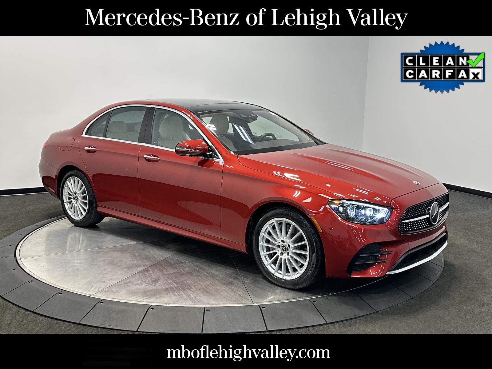 MANUFAKTUR Cardinal Red 2023 Mercedes-Benz E-Class E 350 4MATIC Sedan All-Wheel Drive Automatic