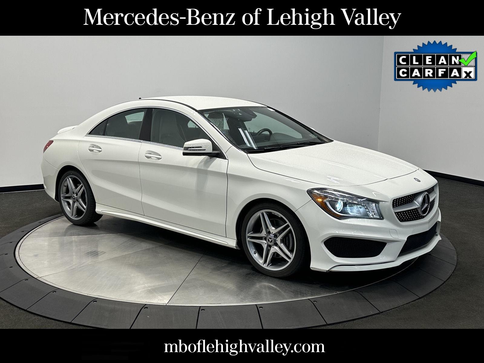 Cirrus White 2015 Mercedes-Benz CLA 250 4MATIC Sedan All-Wheel Drive Automatic