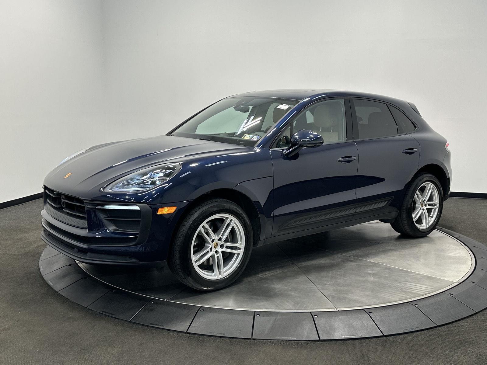 Night Blue Metallic 2023 Porsche Macan SUV / Crossover All-Wheel Drive Automatic
